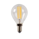 Lucide P45 - Filament lamp - Ø 4,5 cm - LED Dimb. - E14 - 1x4W 2700K - Transparant