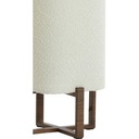Tafellamp Wyn - Crème - 16.5x16.5x39cm