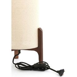 Tafellamp Litto - Donkerbruin - Ø22cm