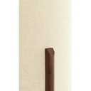 Tafellamp Litto - Donkerbruin - Ø22cm