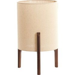 Light & Living - Tafellamp - Litto - Naturel - Hout - Bureaulamp - E27 - 1894443