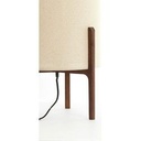 Tafellamp Litto - Donkerbruin - Ø35cm