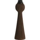 Light&living Lampvoet Ø9x33 cm FESTINA Hout Mat Donker Bruin