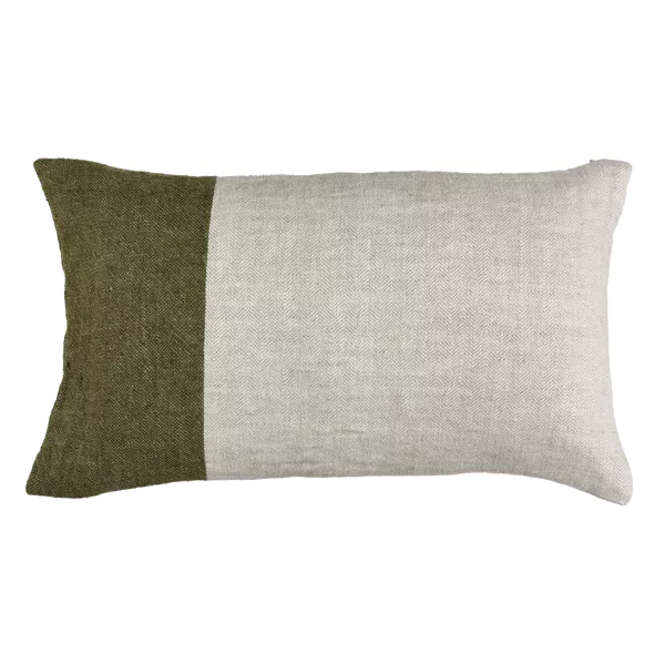 BRUNELLO - kussen - linnen - L 50 x W 30 cm - naturel