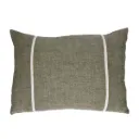 BRUNELLO - kussen - linnen - L 60 x W 40 cm - groen