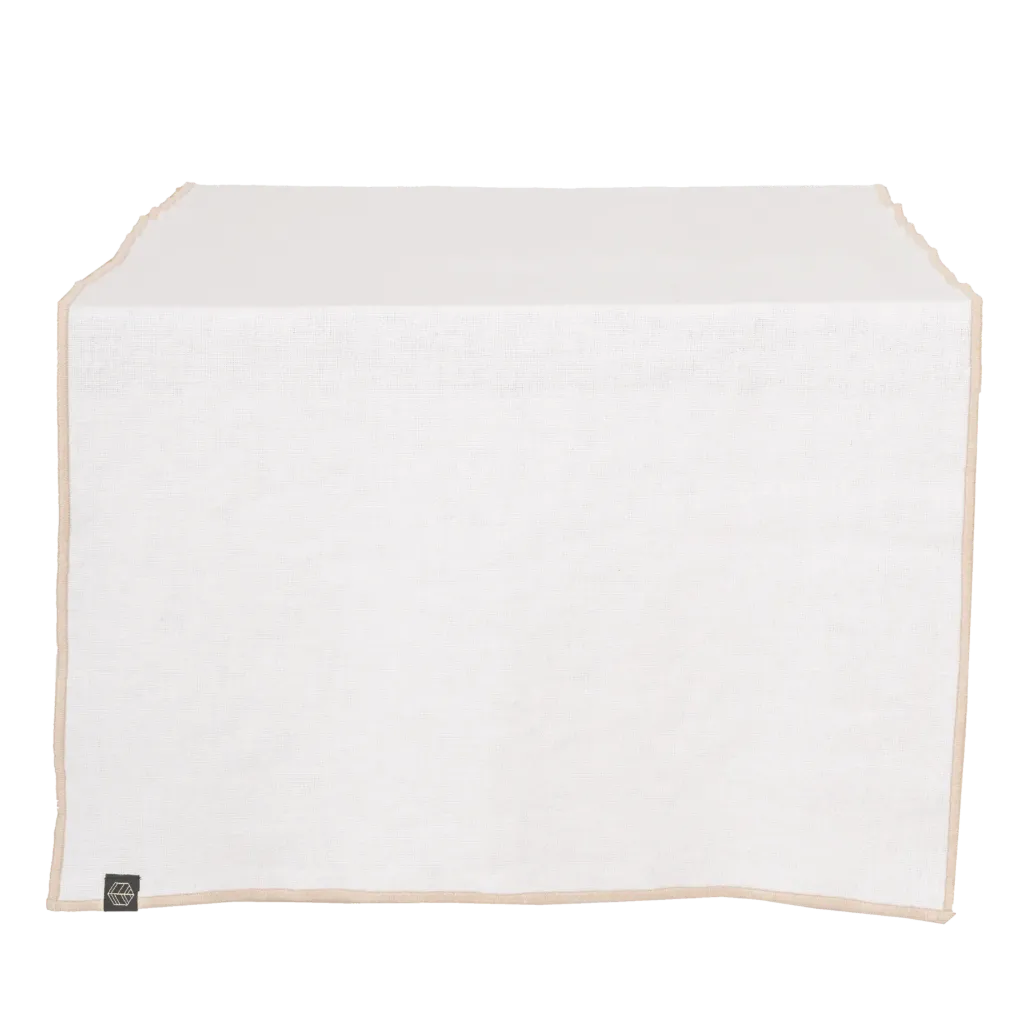 [100121_00_040] Servet - Corte 40X40cm - Blanc