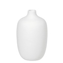 Ceola Ceramic Vase - White - 13x8cm