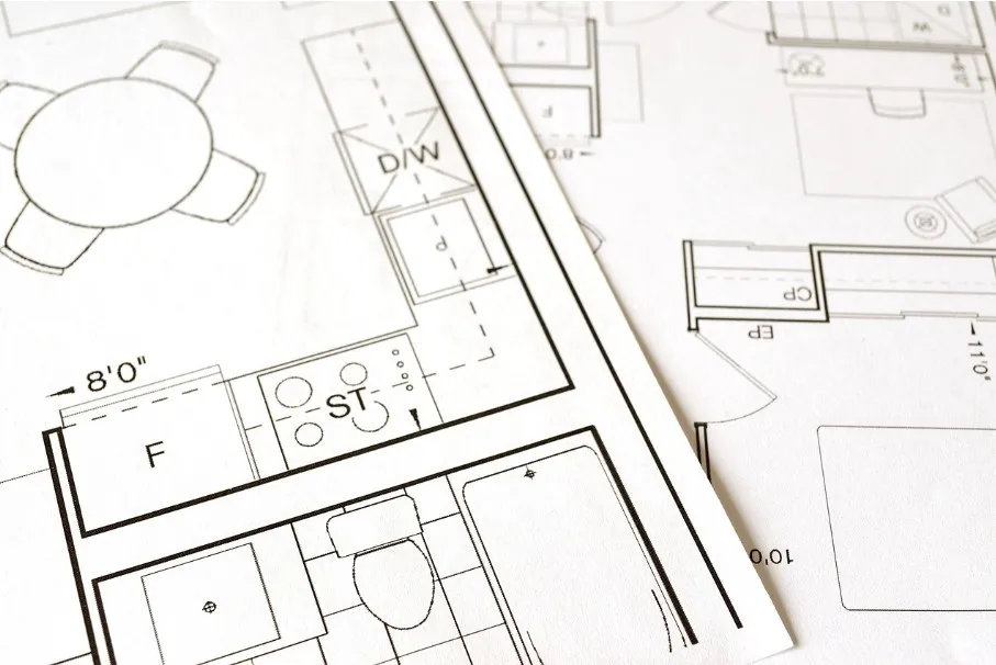 Uittekenen appartement met 1 kamer