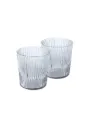 Ribbed Glazen Twilight - Set van 2 stuks