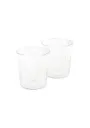 Ribbed Glazen White Haven - Set van 2 stuks