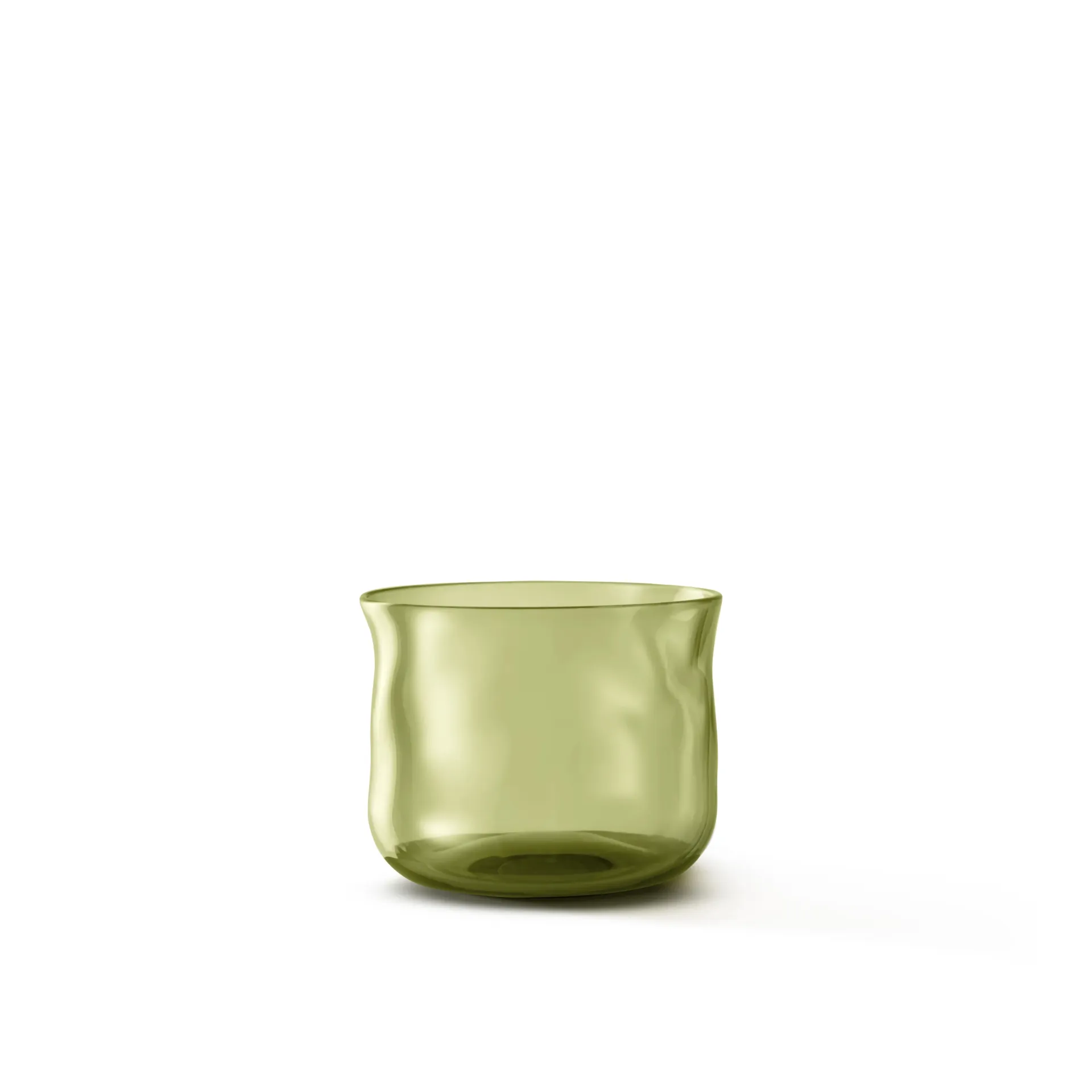 Swirl Small Tumbler Glas Moss - Set van 2 stuks