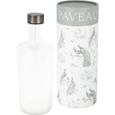 Ribbed Fles Large White Haven