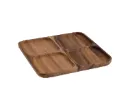 Acacia Snack Tray - 25X25X2 CM