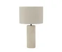 Glow Travertine - Linen Lamp - Ø30X51