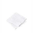 Set of 2 guest towels -CARO- White 30 x 30 cm