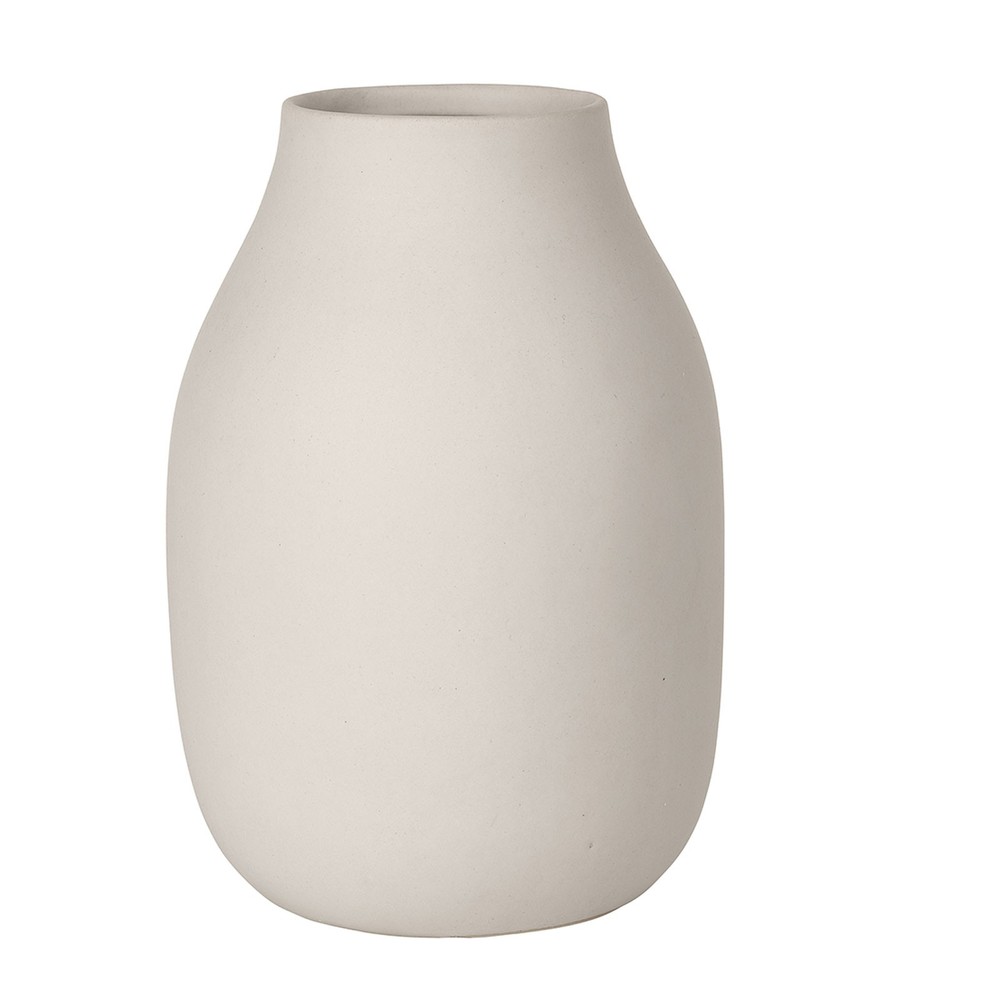 Vase -COLORA- colour Moonbeam, soft touch - size L