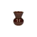POPPY - vaas - aardewerk - DIA 10 x H 13 cm - bruin