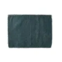 FRIVOLE - placemat - katoen / . - L 50 x W 35 cm - donker aqua