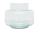 Vaas gerecycled glas transparant