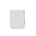 Tumbler Hammered transparant
