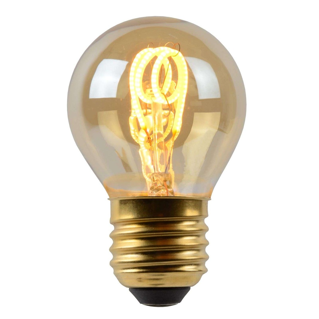 [49045/03/62] Lucide G45 - Filament lamp - Ø 4,5 cm - LED Dimb. - E27 - 1x3W 2200K - Amber