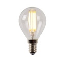 Lucide P45 - Filament lamp - Ø 4,5 cm - LED Dimb. - E14 - 1x4W 2700K - Transparant