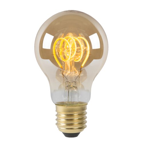 [49042/05/62] Lucide A60 - Filament lamp - Ø 6 cm - LED Dimb. - E27 - 1x4,9W 2200K - Amber