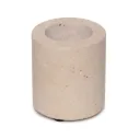 Travertine waxinelichthouder M Ø6x7cm