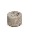 Titanium travertine waxinelichthouder S Ø6x4cm