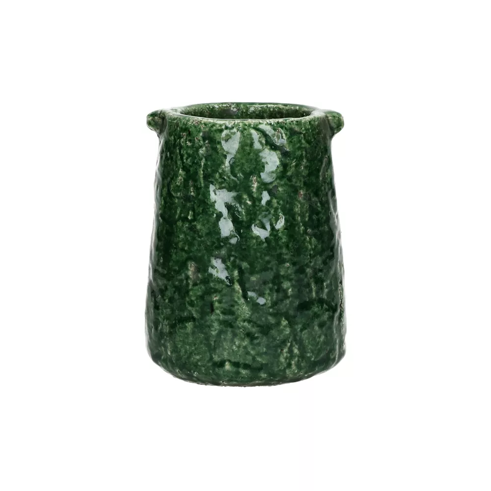 LUMU - pot - keramiek - DIA 16 x H 20 cm - groen