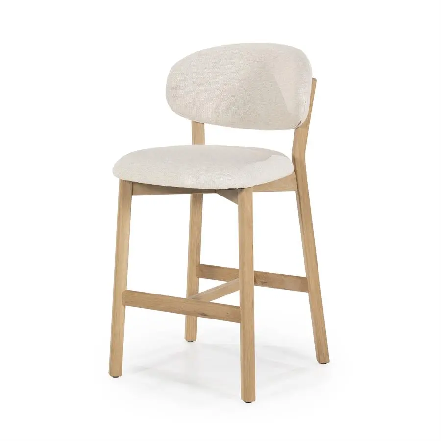 [96256] Mikky – Barstoel – Naturel – Beige Moon