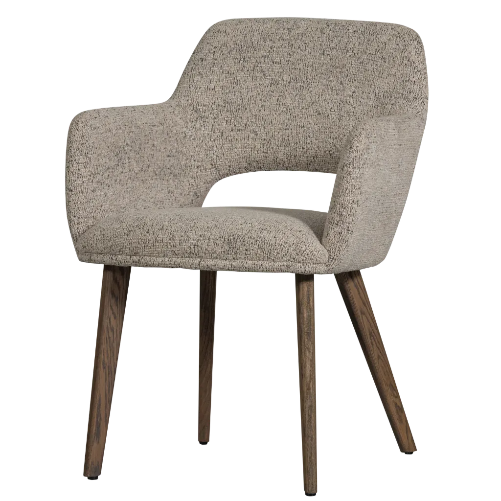 [377490-N] Murat - Dining Chair - Seat Naturel
