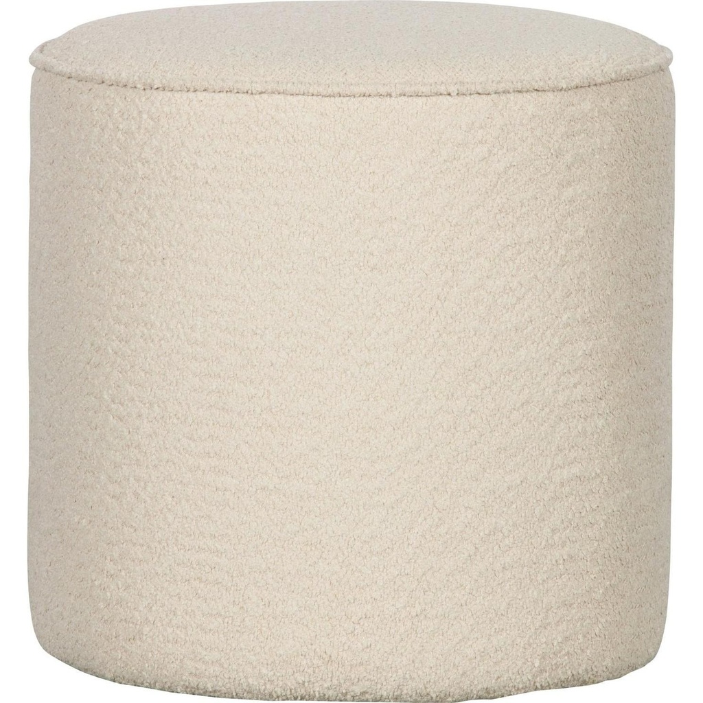 Sara Poef Hoog rond Boucle Creme 46cm