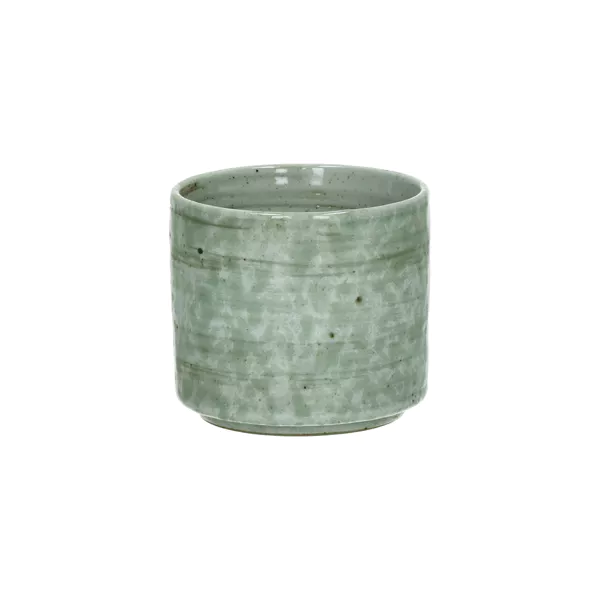 EPICES - Beker S - 20 CL - Porselein - DIA 7,6 x H 6,8 cm - Donkergroen