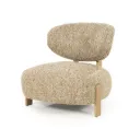 Fauteuil Reza naturel – taupe Bay