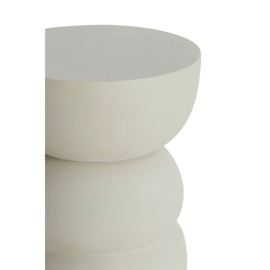 [6792843] Bijzettafel Ø35x45 cm AZALIO crème