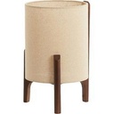 Tafellamp Litto - Donkerbruin - Ø22cm