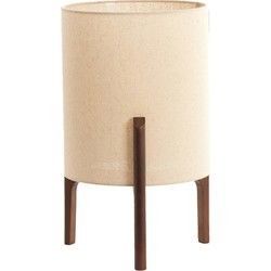 Light & Living - Tafellamp - Litto - Naturel - Hout - Bureaulamp - E27